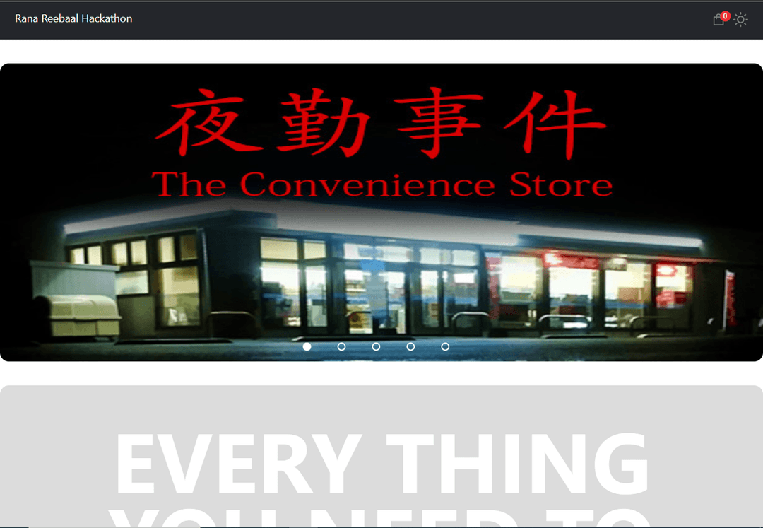 Ecommerce Store